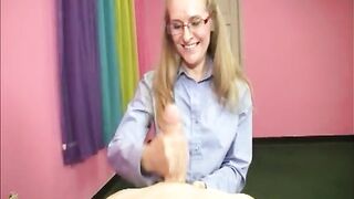 Horny Blonde Milf Loves This Young Cock