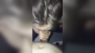 Norwegian girl blowing