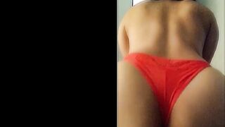 Young latina with big ass gets intense orgasm