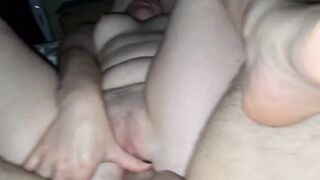 Fucking her young tight pussy until I cum all over it