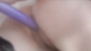 Toy Fuck and Tit Sucking