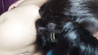 Nude girl sucking cock