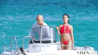 VIXEN Latina Sugar b. Satisfies Her On Vacation