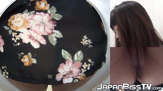Japanese amateur filmed during pissing session