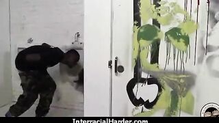 Hot Cougar cums hard on young black cock 12