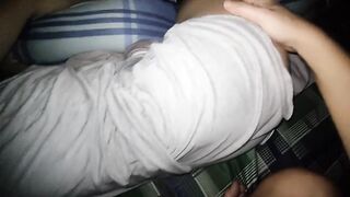 I don't know what my step sister did when she came to my room and her pants were wet