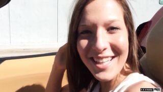 TIny Tit Molly Manson gets plowed hard by a big ole cock