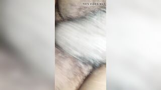 Cum after stroking that ass