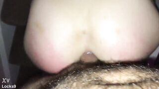 Teen anal stretching ass