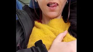 TOUCHING MY PUSSY ON THE TRAIN