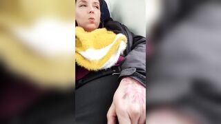 TOUCHING MY PUSSY ON THE TRAIN