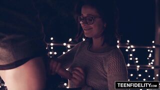 TEENFIDELITY Izzy Bell Creampied On The Couch