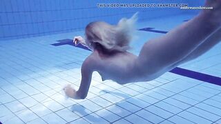 Elena Proklova underwater mermaid in pink dress