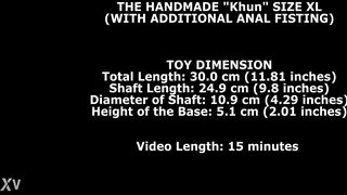 Sandra Soul Testing The Handmade Khun Size XL (With Additional Anal Fisting) TWT186
