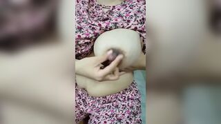 Milk Boob Massage (Big Dark Nipple)