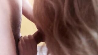 Plumber cleans the tube getting a deep blowjob
