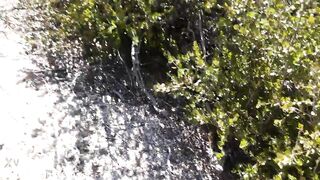 Felicity Feline gives blowjob outside .. blooper scene