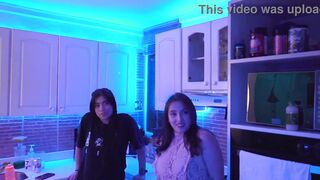 This kitchen is so hot that Linda had to take of her clothes