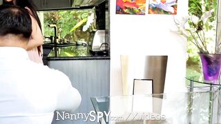 NANNYSPY ROUGH FUCK as punishment for stealing