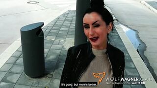 GOTHIC MILF POV: Watch her suck and ride my dick: SIDNEY DARK - WolfWagnerCom