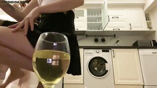 POV Piss Drinking Humiliation Femdom With Mistresses