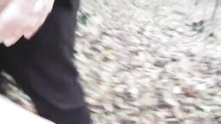 Slut wife in forest gangbaned in forest