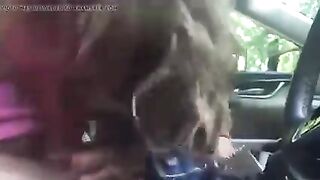 blowjob and cumshot in the car