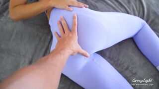 Teen Step Son Caught Step Mom Masturbating and helped her to Cum Quick CarryLight MILF
