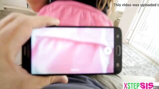 Bounce challenge with my teen stepsister on my dick