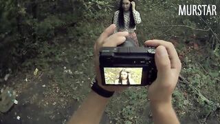 Divorced the student for intimate photos, and fucked in the woods || Murstar