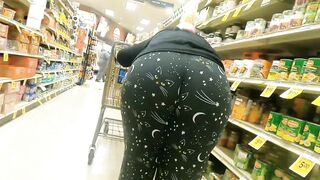 Mom Fat Ass Wedgie At Store