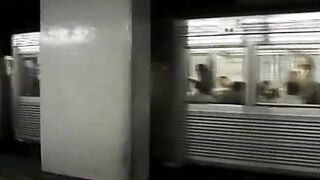 Japanese girl groped in a train with no panties