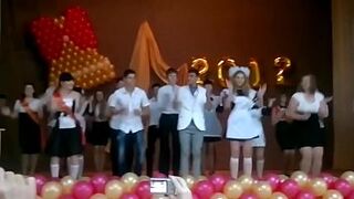 Upskirt russian school dance oops #10 - YouTube.MP4