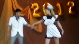 Upskirt russian school dance oops #10 - YouTube.MP4