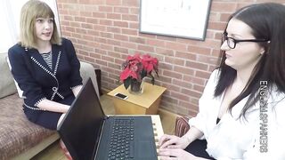 beautiful Secretary spanked