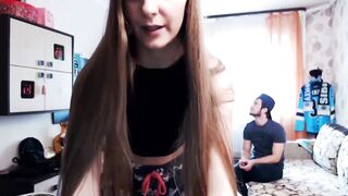 Cute Long Haired Bulgarian Striptease, Long Hair, Hair