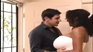 Rough cock fuck huge tits ebony
