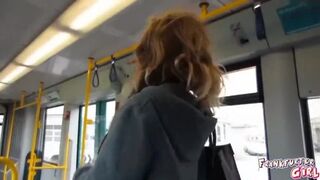 Masturbating in a Frankfurt tram