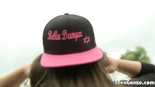TEENGONZO Horny Abella Danger fucks Lexington Steeles bbc
