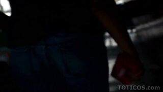 Toticos tiny dominican teen ass riding on top ft. Yoyo