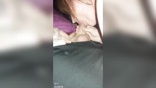 Shared girlfriend cum swallow