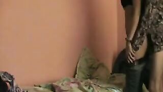 Young bulgarian at home action