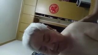 chinese old couple