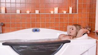 Soapy French Blonde Anastasia Sweet in Big Tits Bubble Bath