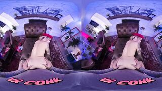 VR Conk Cute Lollipop Seller Sucking Like A Pro VR Porn