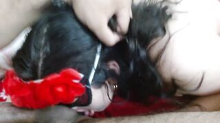My stepsister sucks my ass and I cum in her mouth