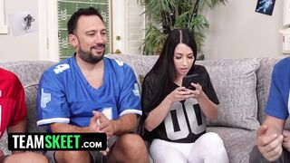 Fantasy Football Game Day Orgy (Lauren Phillips, Pristine Edge, Alex Coal, Jasmine Daze)