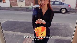 My cute neighbor dresses as a vampire to suck my dick.