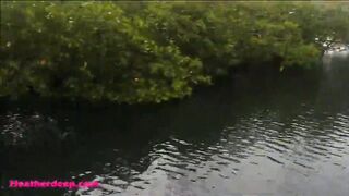little asian spinner heather deep gives outdoor deepthroatin