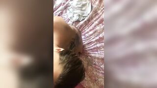 oral sex with milk in the face